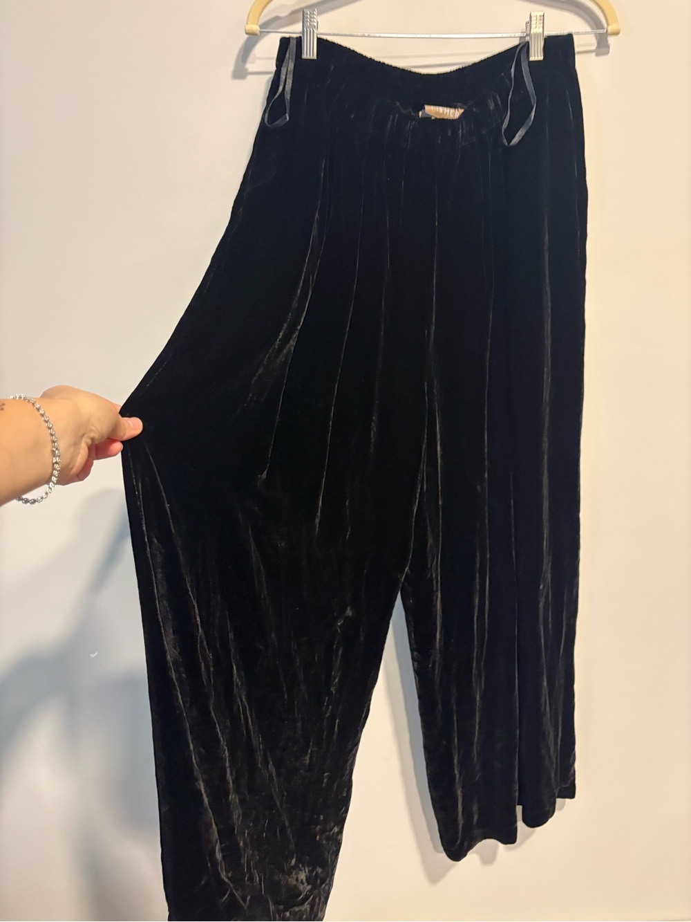 Eileen Fisher Super Wide Leg Silk Pants size 1.